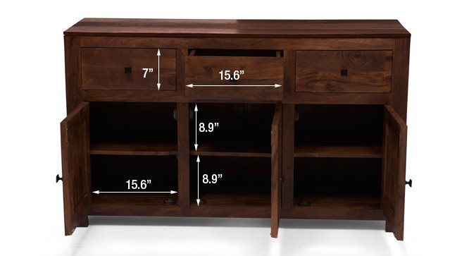STERDO SIDEBOARD (Mahogany Finish)